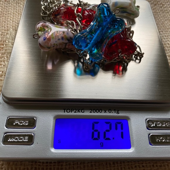 Bone Glass necklace - Picture 5 of 5